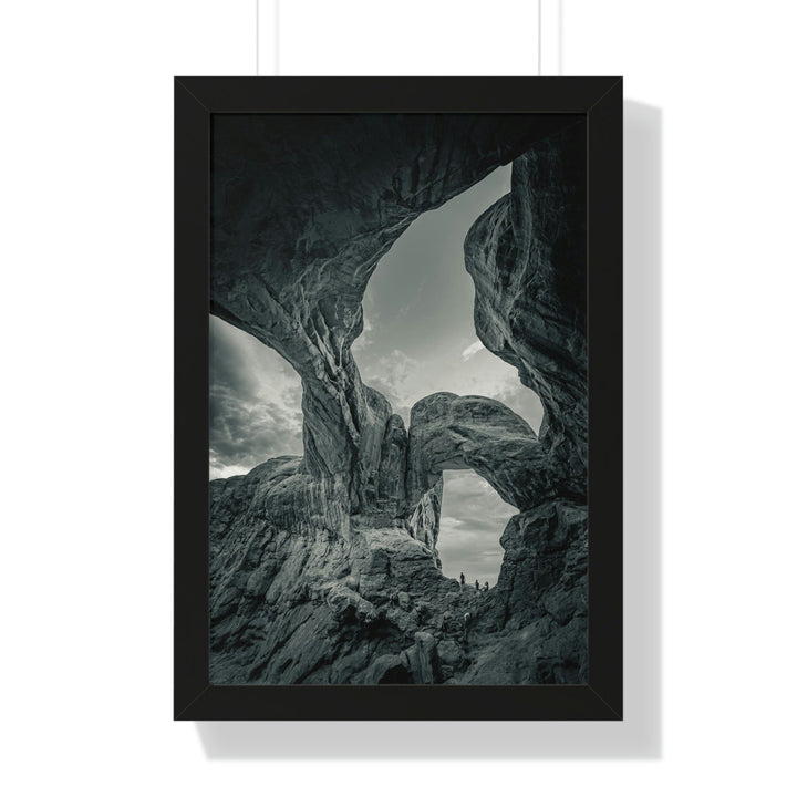 Natural Frames Part 1 in Black and White - Framed Print - Visiting This World