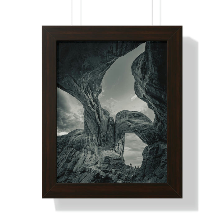 Natural Frames Part 1 in Black and White - Framed Print - Visiting This World