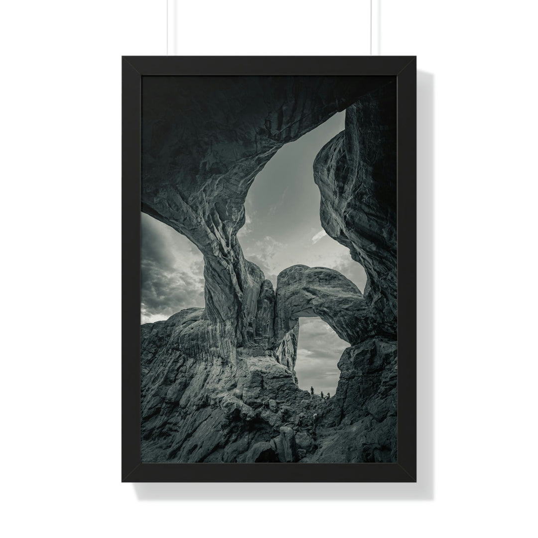 Natural Frames Part 1 in Black and White - Framed Print - Visiting This World