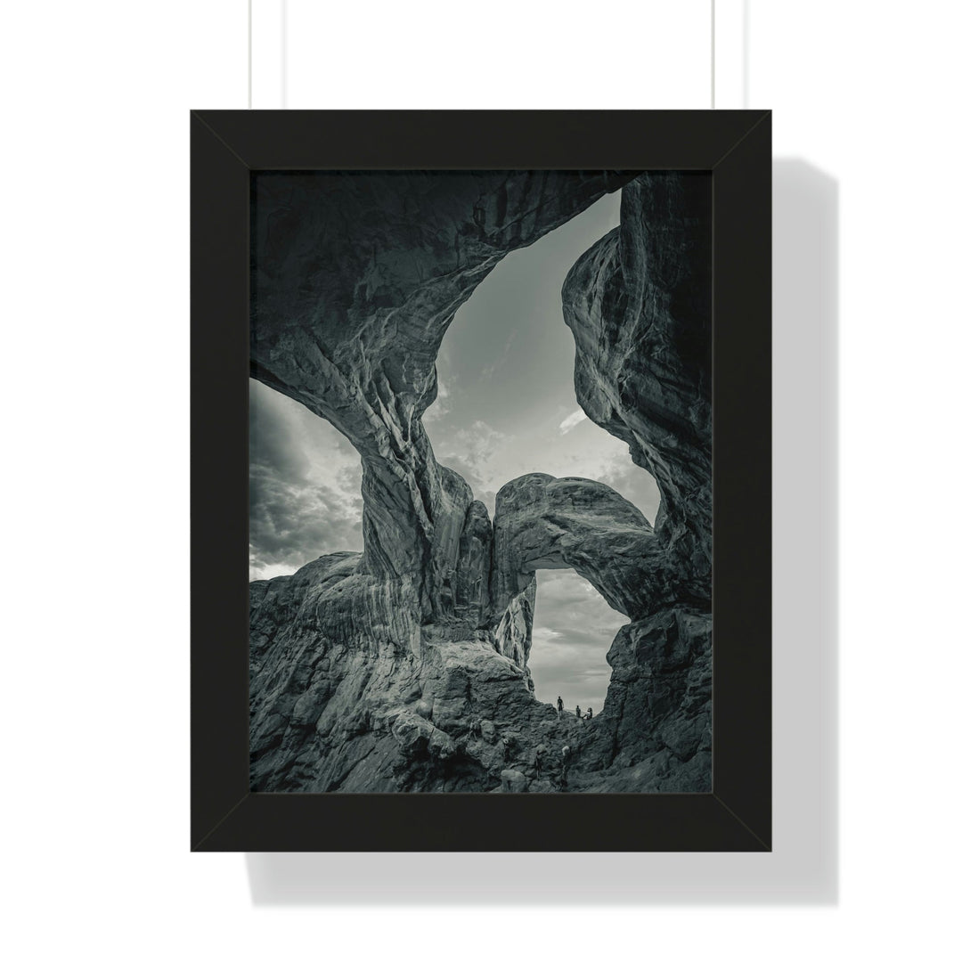 Natural Frames Part 1 in Black and White - Framed Print - Visiting This World