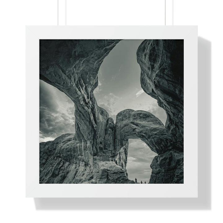 Natural Frames Part 1 in Black and White - Framed Print - Visiting This World