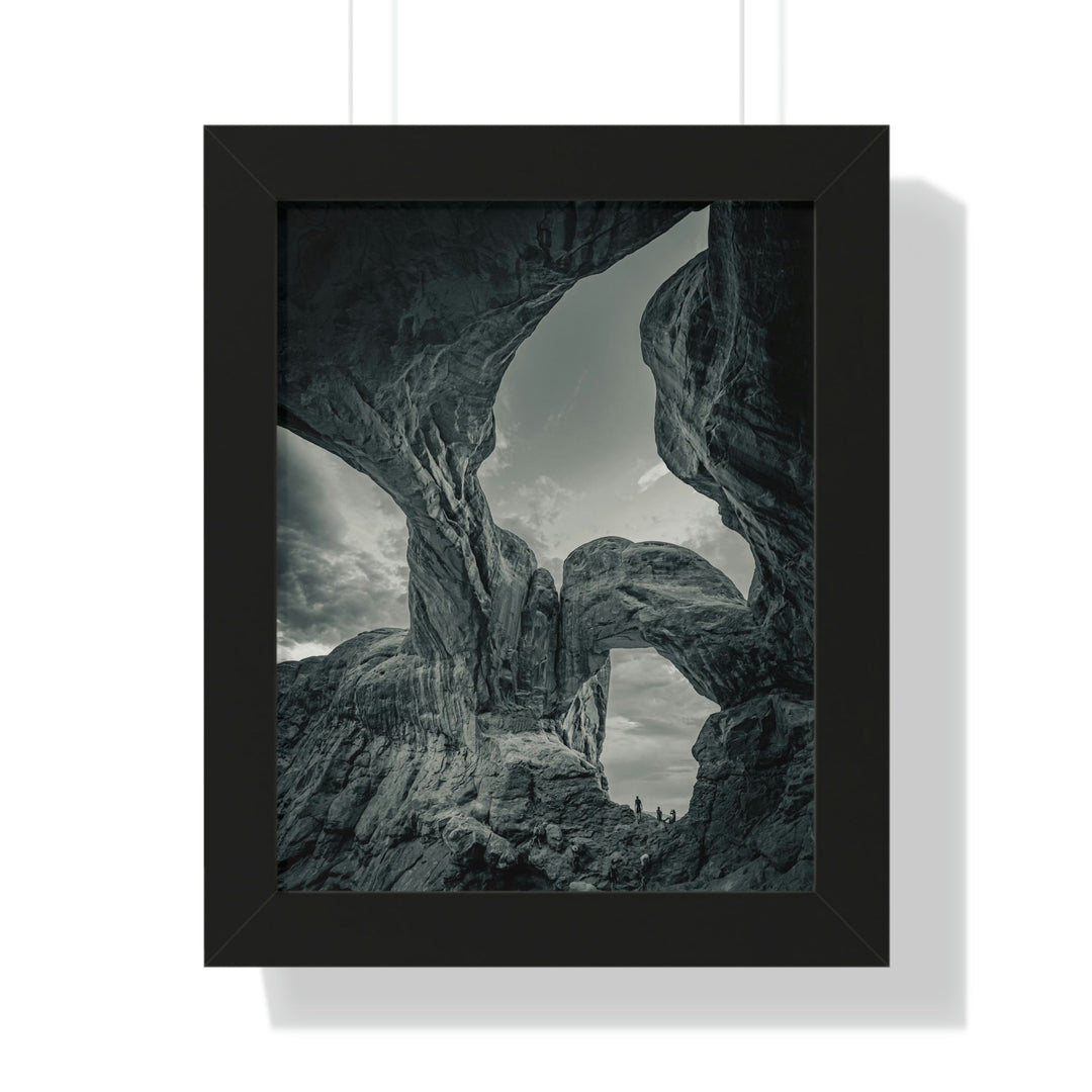 Natural Frames Part 1 in Black and White - Framed Print - Visiting This World