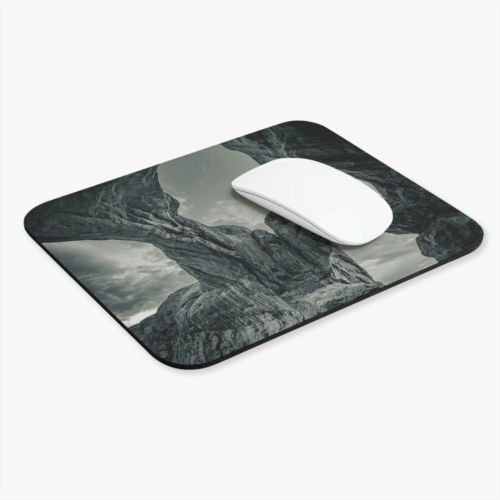 Natural Frames Part 1 in Black and White - Mouse Pad (Rectangle) - Visiting This World