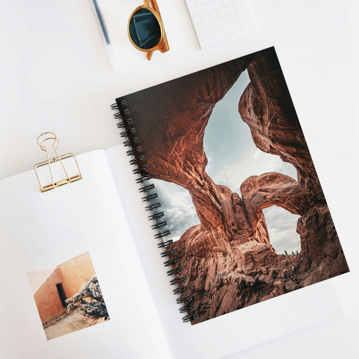 Natural Frames Part 1 - Spiral Ruled Line Notebook - Visiting This World