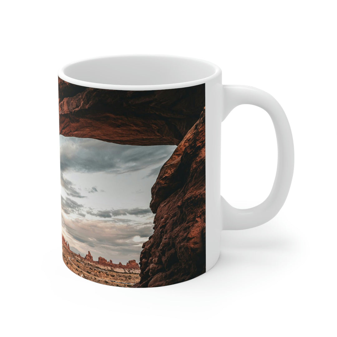 Natural Frames Part 2 - Ceramic Mug 11oz - Visiting This World