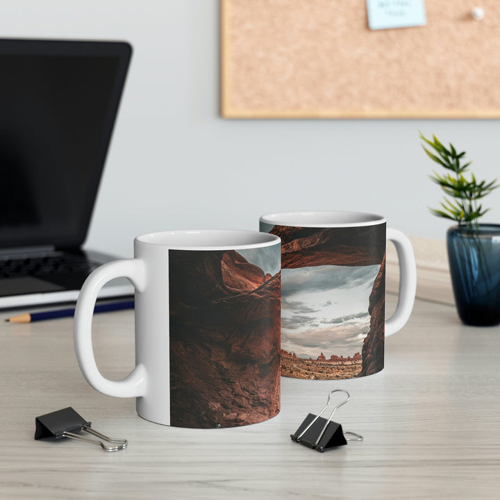 Natural Frames Part 2 - Ceramic Mug 11oz - Visiting This World