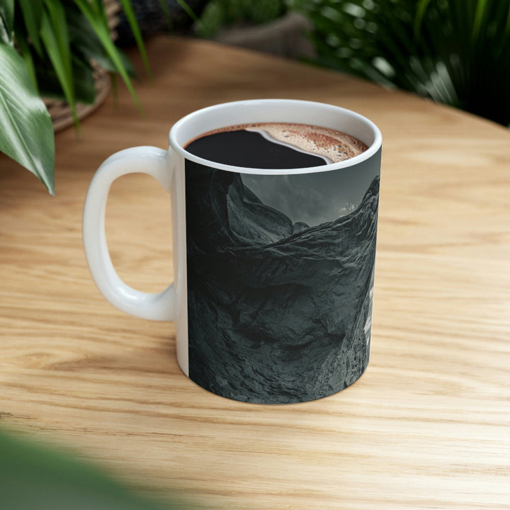 Natural Frames Part 2 in Black and White - Ceramic Mug 11oz - Visiting This World