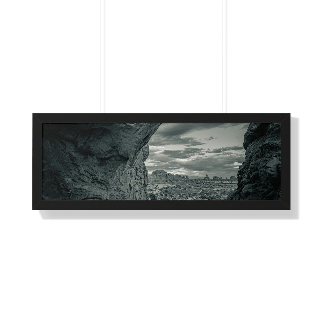 Natural Frames Part 2 in Black and White - Framed Print - Visiting This World