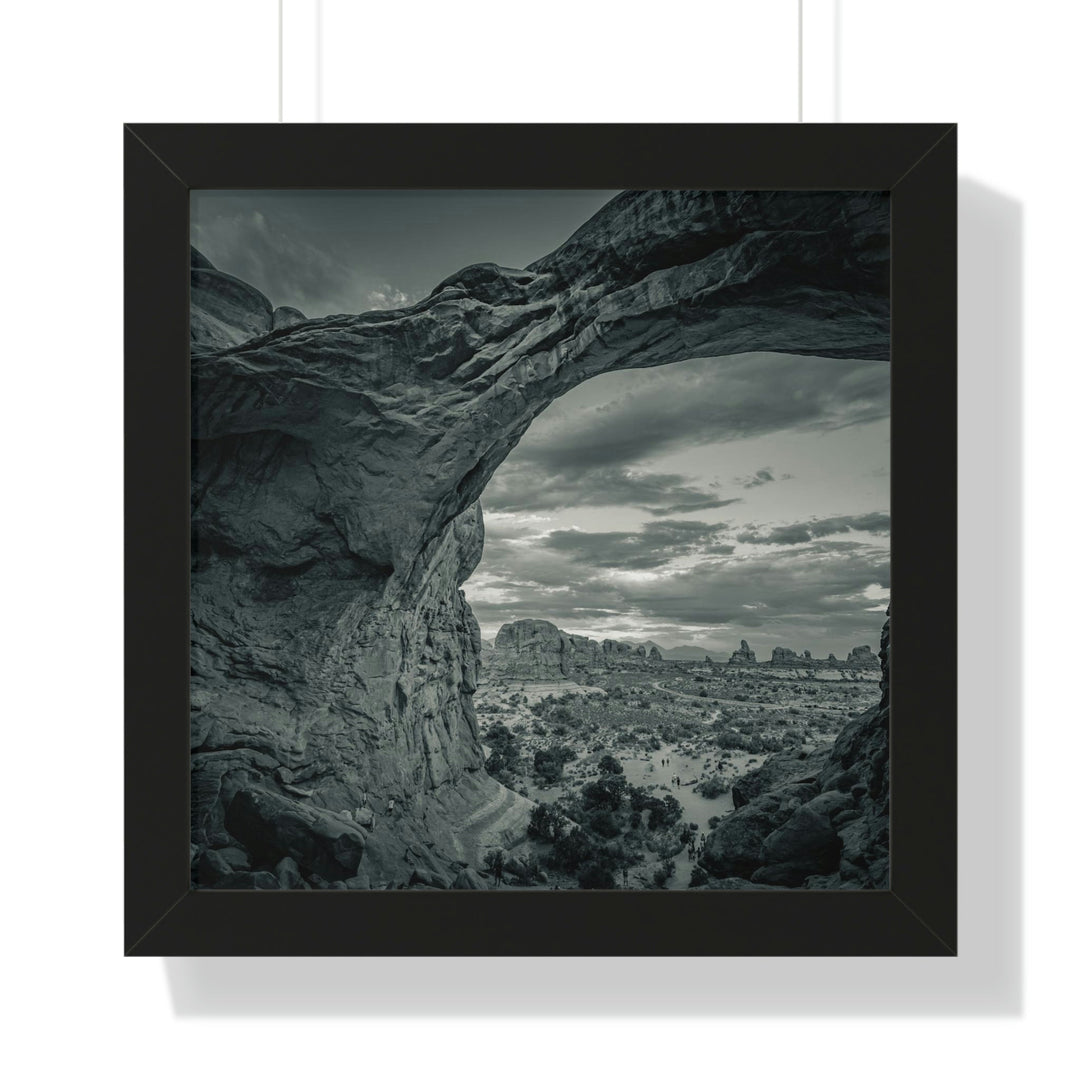 Natural Frames Part 2 in Black and White - Framed Print - Visiting This World