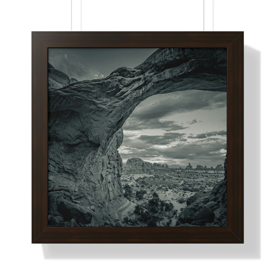 Natural Frames Part 2 in Black and White - Framed Print - Visiting This World