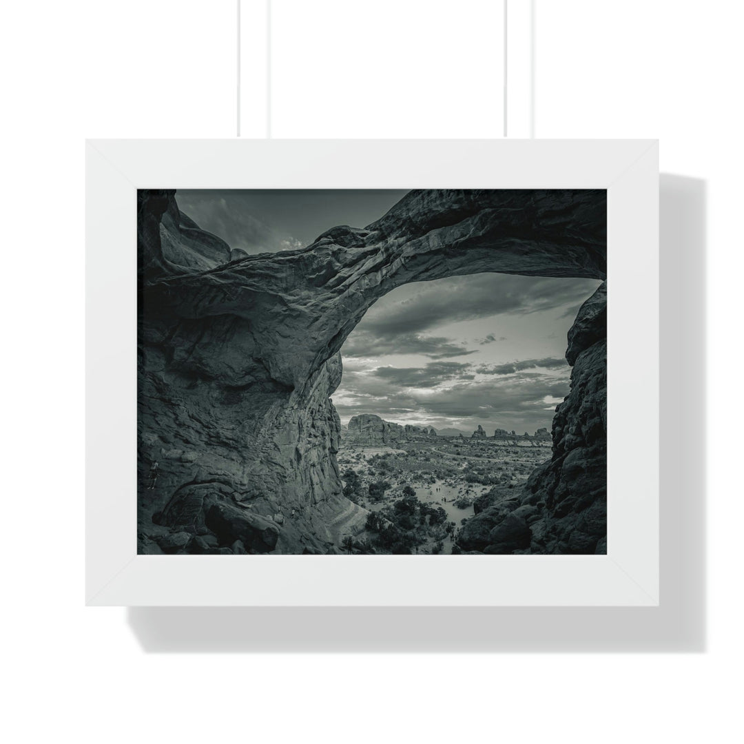 Natural Frames Part 2 in Black and White - Framed Print - Visiting This World