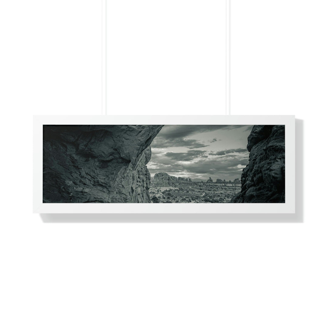 Natural Frames Part 2 in Black and White - Framed Print - Visiting This World