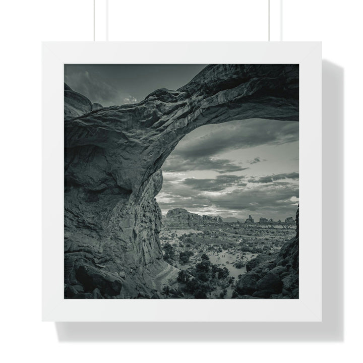 Natural Frames Part 2 in Black and White - Framed Print - Visiting This World