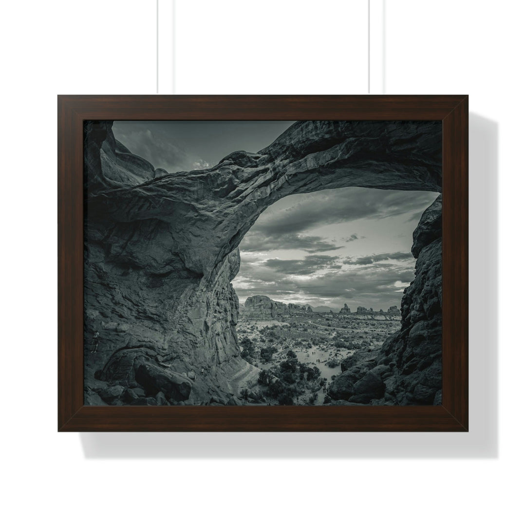 Natural Frames Part 2 in Black and White - Framed Print - Visiting This World