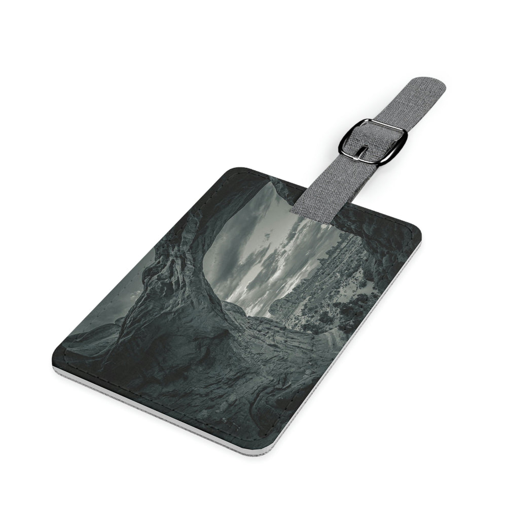 Natural Frames Part 2 in Black and White - Luggage Tag - Visiting This World