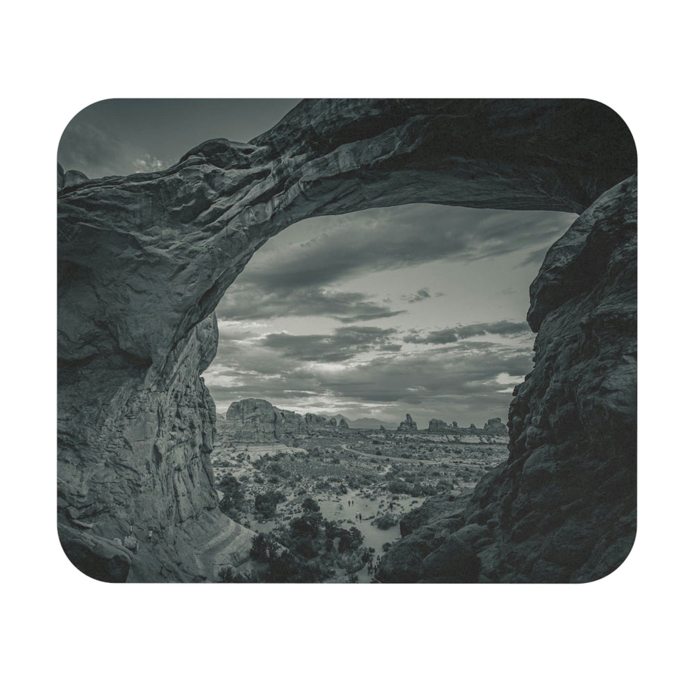 Natural Frames Part 2 in Black and White - Mouse Pad (Rectangle) - Visiting This World