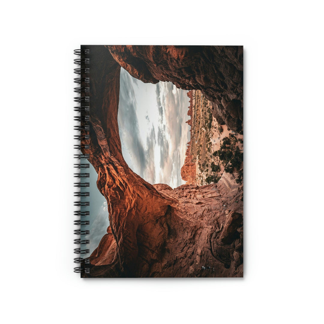 Natural Frames Part 2 - Spiral Ruled Line Notebook - Visiting This World