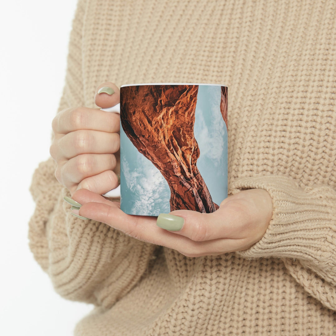 Natural Frames Part 3 - Ceramic Mug 11oz - Visiting This World