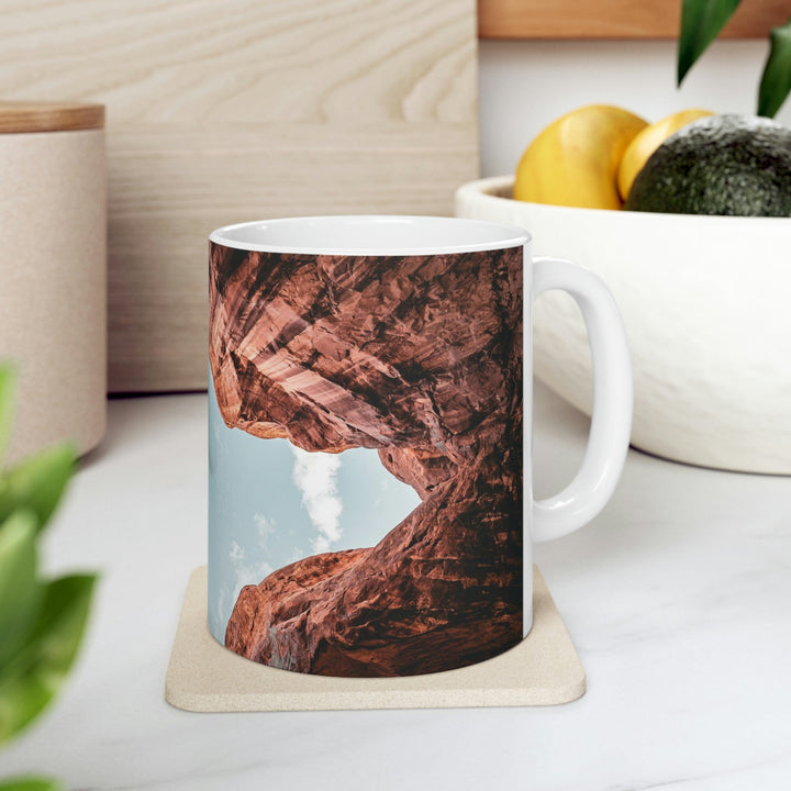 Natural Frames Part 3 - Ceramic Mug 11oz - Visiting This World