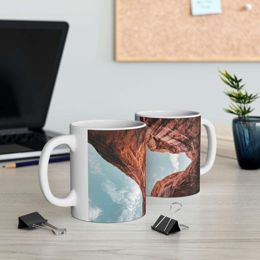 Natural Frames Part 3 - Ceramic Mug 11oz - Visiting This World