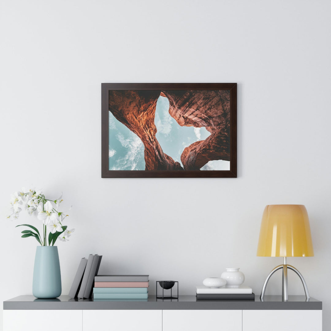 Natural Frames Part 3 - Framed Print - Visiting This World