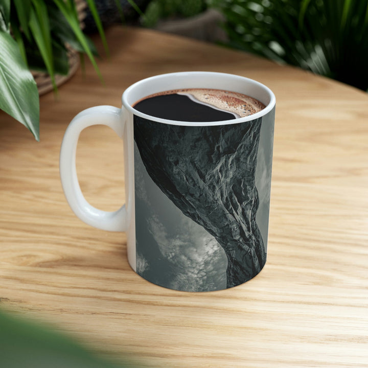 Natural Frames Part 3 in Black and White - Ceramic Mug 11oz - Visiting This World