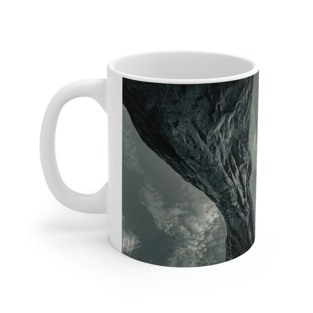 Natural Frames Part 3 in Black and White - Ceramic Mug 11oz - Visiting This World