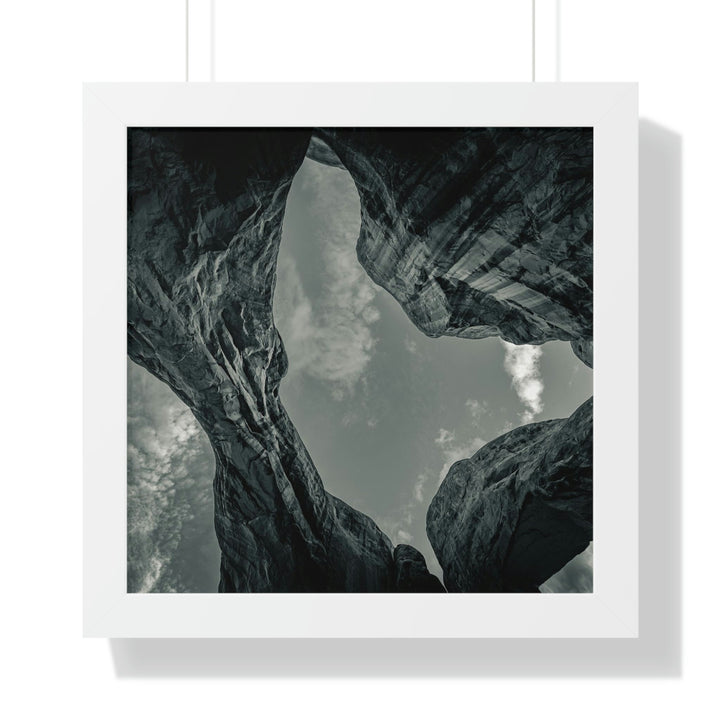 Natural Frames Part 3 in Black and White - Framed Print - Visiting This World