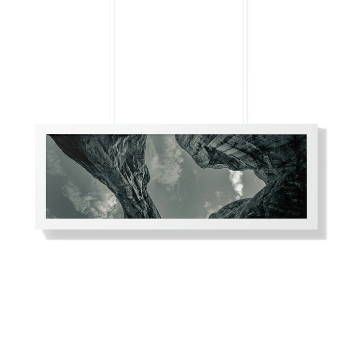 Natural Frames Part 3 in Black and White - Framed Print - Visiting This World