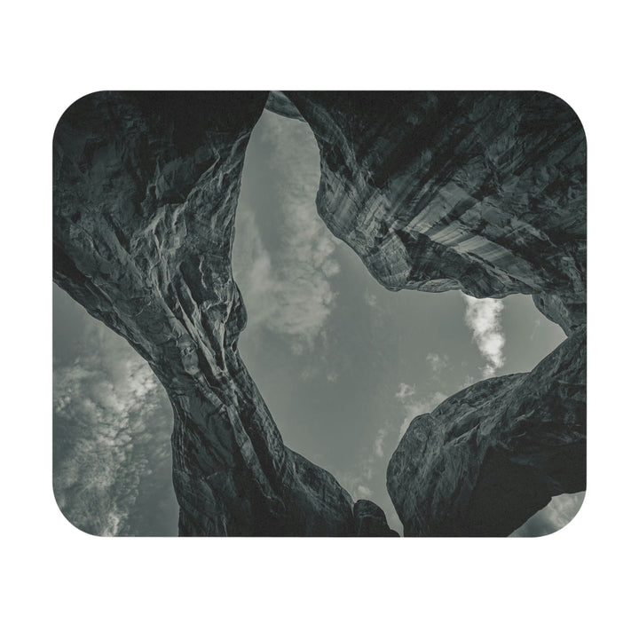 Natural Frames Part 3 in Black and White - Mouse Pad (Rectangle) - Visiting This World