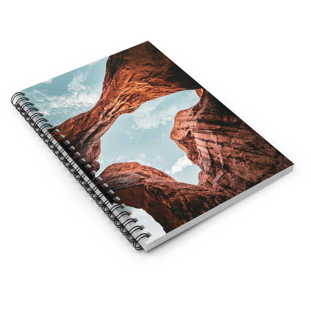 Natural Frames Part 3 - Spiral Ruled Line Notebook - Visiting This World