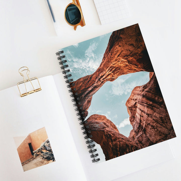 Natural Frames Part 3 - Spiral Ruled Line Notebook - Visiting This World