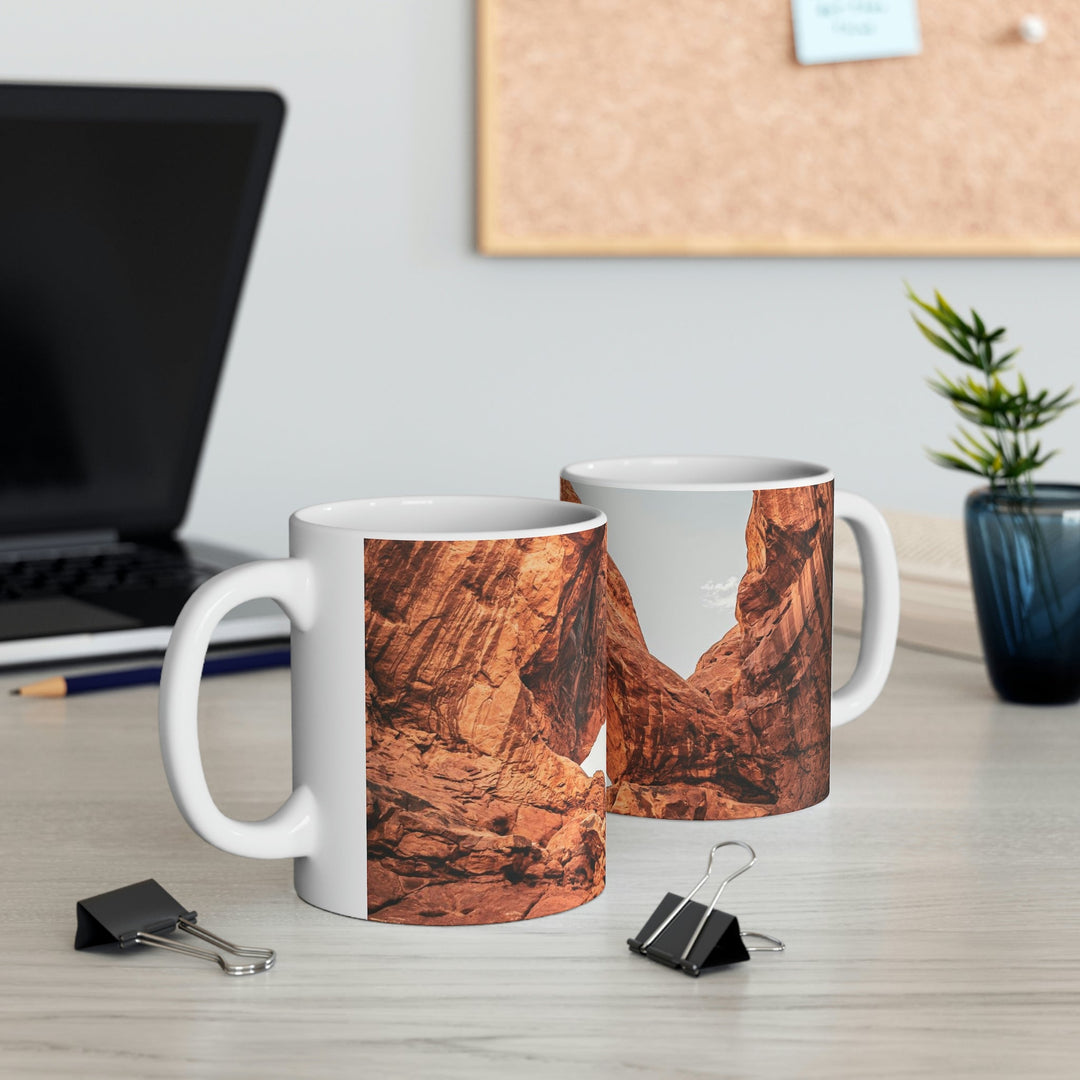 Natural Frames Part 4 - Ceramic Mug 11oz - Visiting This World