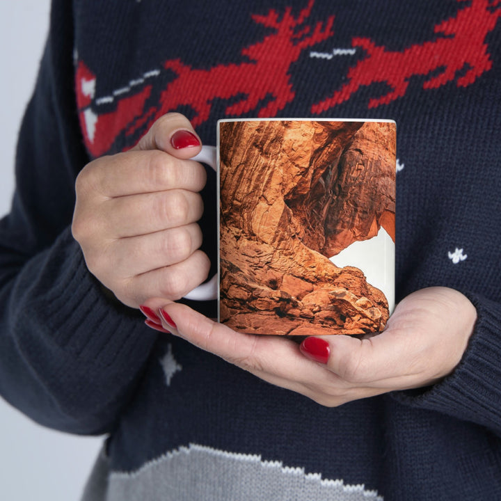 Natural Frames Part 4 - Ceramic Mug 11oz - Visiting This World