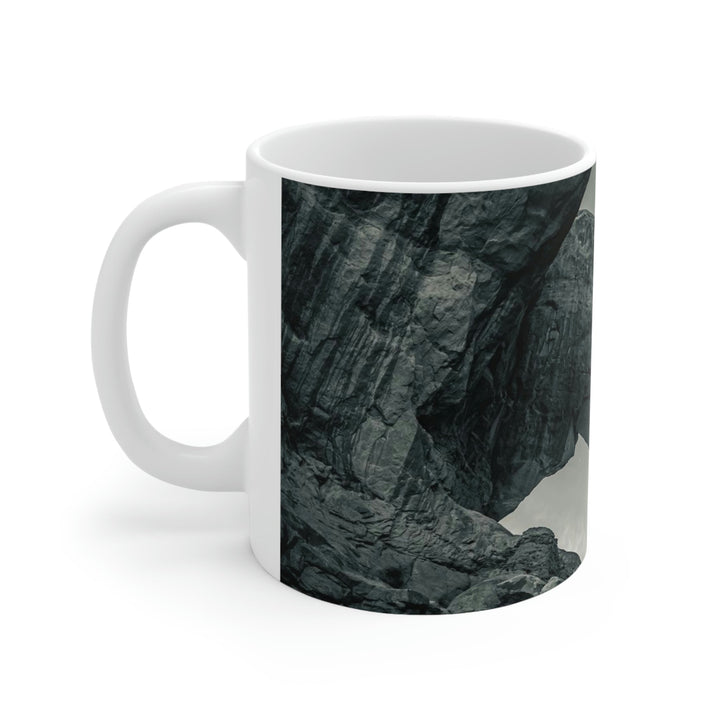 Natural Frames Part 4 in Black and White - Ceramic Mug 11oz - Visiting This World