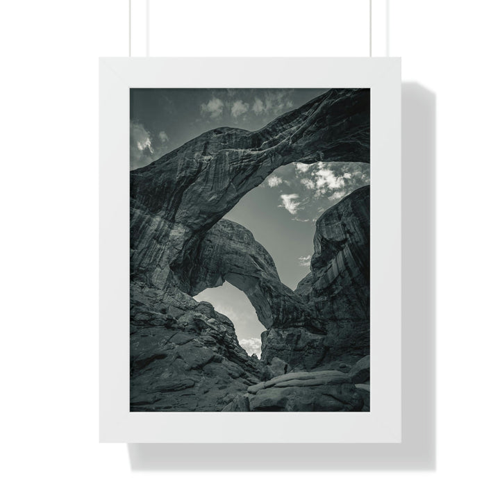 Natural Frames Part 4 in Black and White - Framed Print - Visiting This World