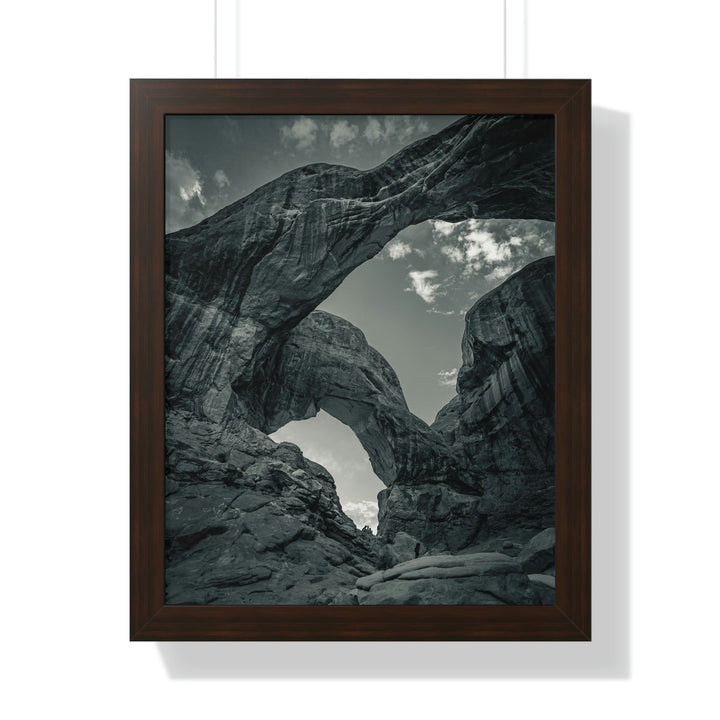 Natural Frames Part 4 in Black and White - Framed Print - Visiting This World