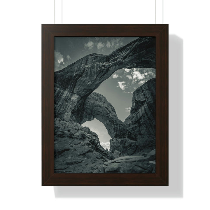 Natural Frames Part 4 in Black and White - Framed Print - Visiting This World