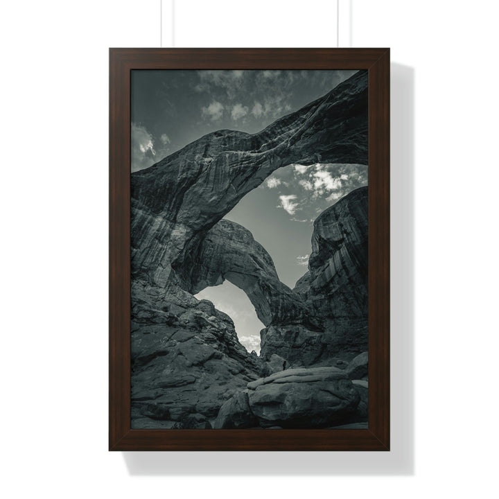 Natural Frames Part 4 in Black and White - Framed Print - Visiting This World