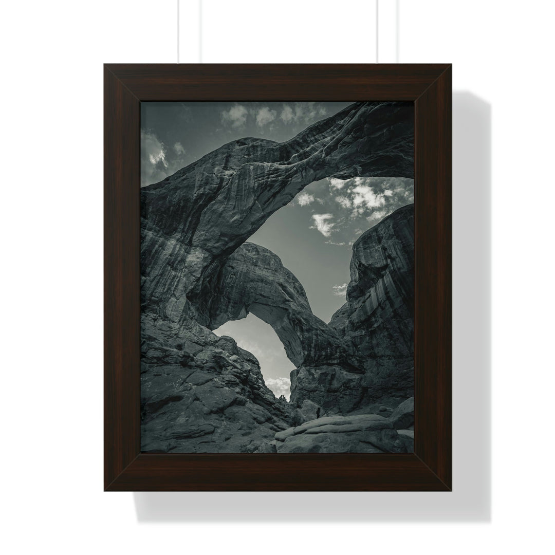 Natural Frames Part 4 in Black and White - Framed Print - Visiting This World