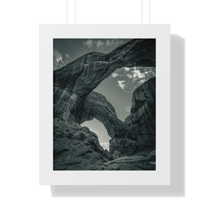 Natural Frames Part 4 in Black and White - Framed Print - Visiting This World