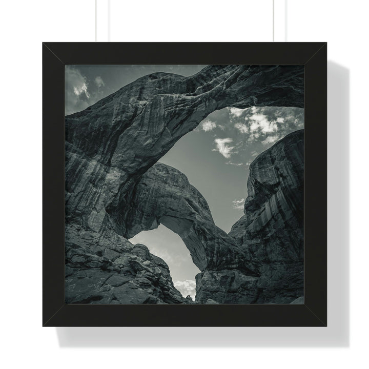 Natural Frames Part 4 in Black and White - Framed Print - Visiting This World