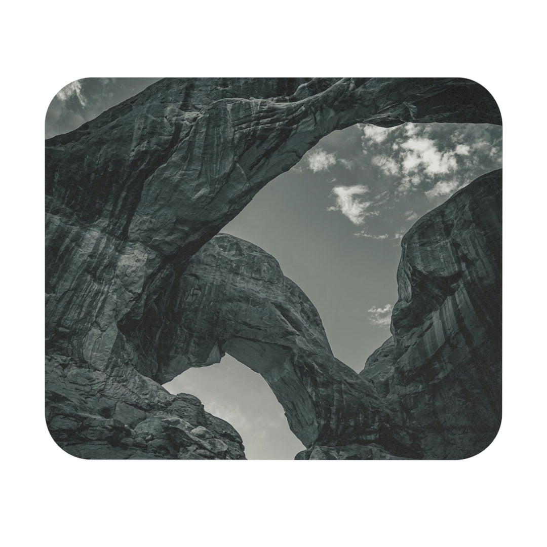 Natural Frames Part 4 in Black and White - Mouse Pad (Rectangle) - Visiting This World