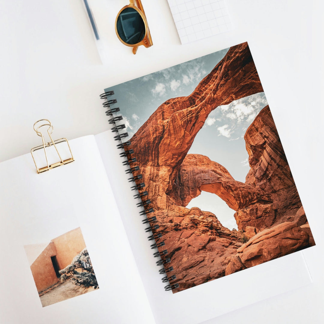 Natural Frames Part 4 - Spiral Ruled Line Notebook - Visiting This World