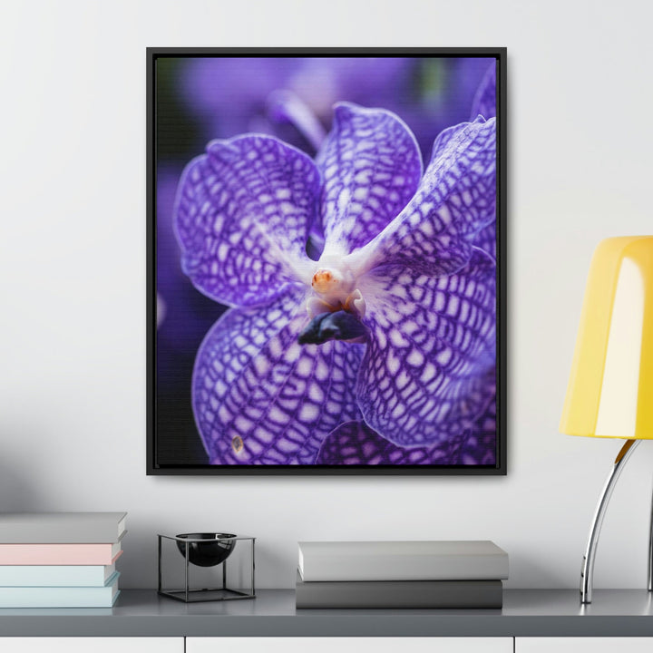 Orchid Detail - Canvas with Frame - Visiting This World