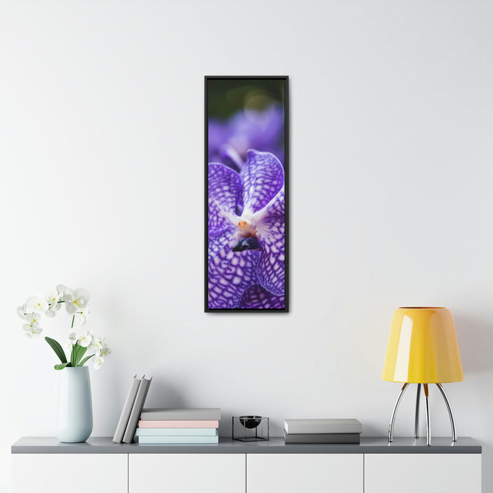 Orchid Detail - Canvas with Frame - Visiting This World