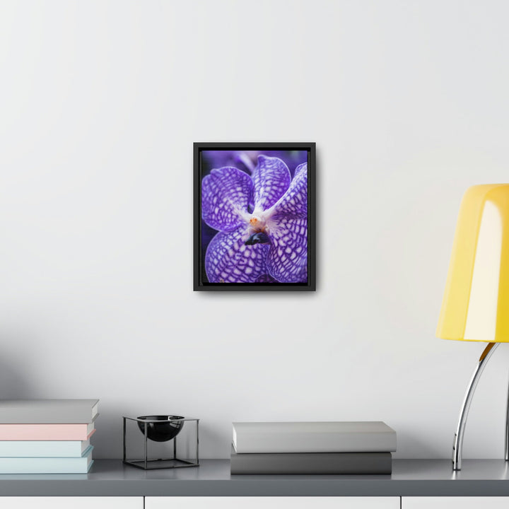 Orchid Detail - Canvas with Frame - Visiting This World