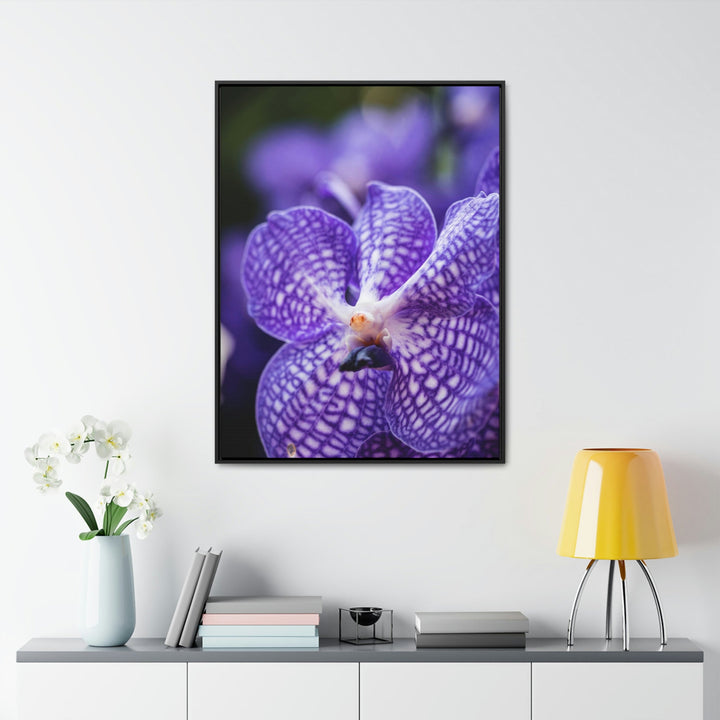 Orchid Detail - Canvas with Frame - Visiting This World