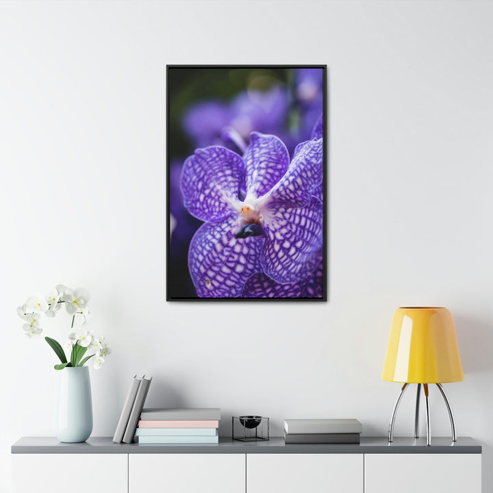 Orchid Detail - Canvas with Frame - Visiting This World