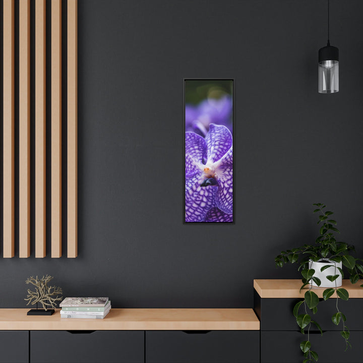 Orchid Detail - Canvas with Frame - Visiting This World